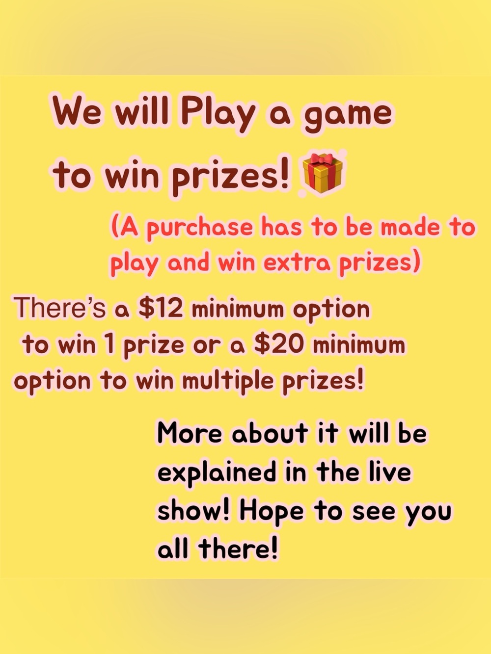 BIRTHDAY BASH LIVE SHOW✨💛 GAMES + WIN PRIZES - Picture 2 of 3